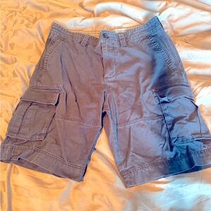 Nordstrom Navy Cargo Shorts Utility Style